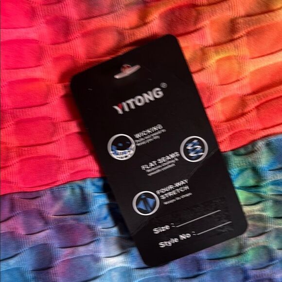 NWT Vibrant Tie-Dye athletic set - Picture 3 of 10